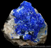 Linarite with Galena