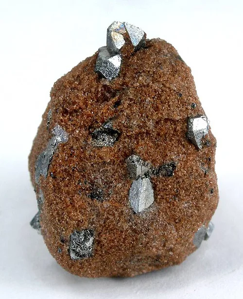 Bright Lustrous Loellingite Crystals