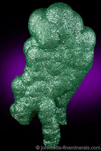 Sparkling Malachite from Kolwezi