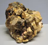 Yellow-White Meionite Crystals