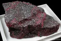Dense Mercury Blobs on Cinnabar