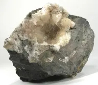 Hairlike Mesolite in Vug