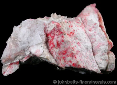 Red Metastibnite on Matrix