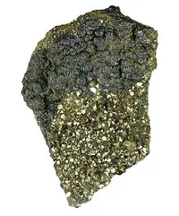 Metastibnite with Pyrite