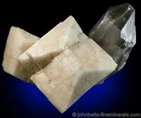 Microcline Twins with Smoky Quartz