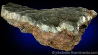 Millerite Vein on Pyrrhotite