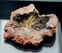 Millerite with Hematite