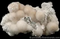 Radiating White Natrolite Spheres