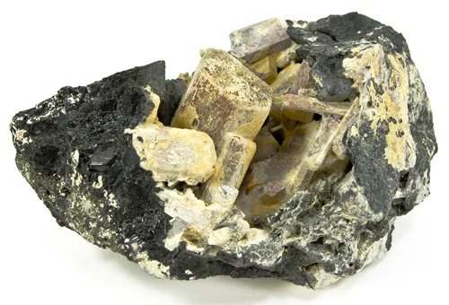 Hexagonal Nepheline Crystals