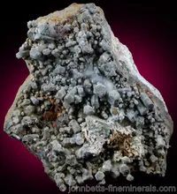 Gray Hexagonal Nepheline Crystals