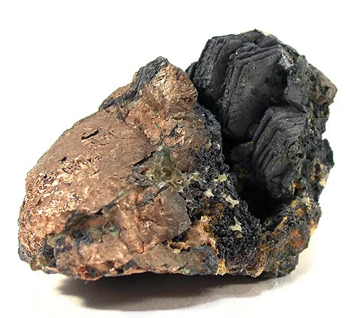 Tabular Hexagonal Nickeline Crystals