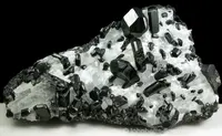 Lustrous Pargasite in Matrix