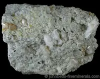 White Phenakite on Matrix