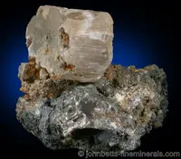 Phosgenite on Galena