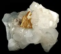 Orange Powellite in Matrix