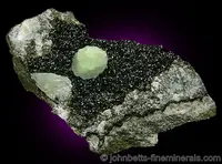 Prehnite with Babingtonite