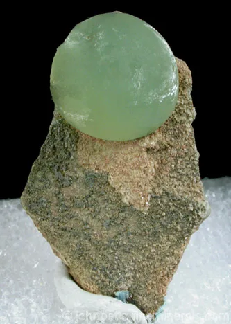 Hemispherical Prehnite Ball