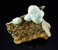 Prehnite Bubbles on Matrix