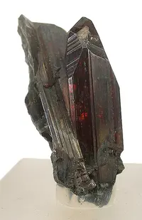 Prismatic Terminated Proustite Crystal