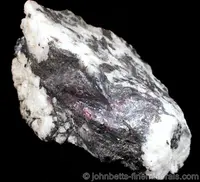 Proustite in Quartz Matrix