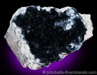 Fibrous Velvet romanechite Crystals