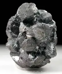 Complex Pyrargyrite Crystal Cluster