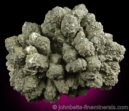 Radiating Formation of Spiky Pyrite