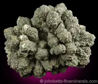 Radiating Formation of Spiky Pyrite