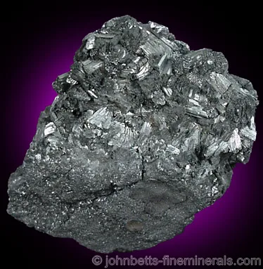 Pyrolusite Pseudomorph After Manganite