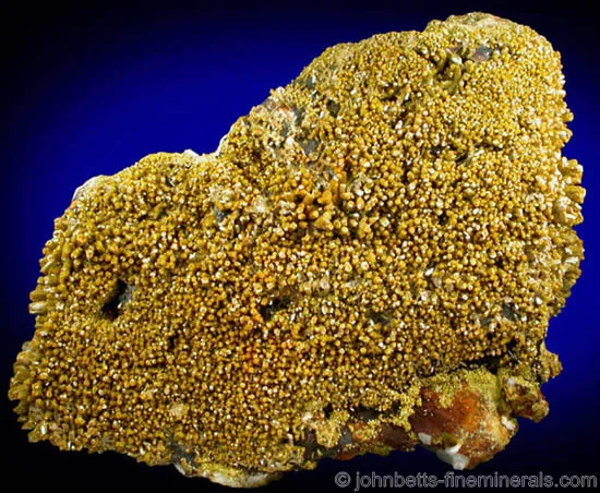 Pyromorphite on Barite