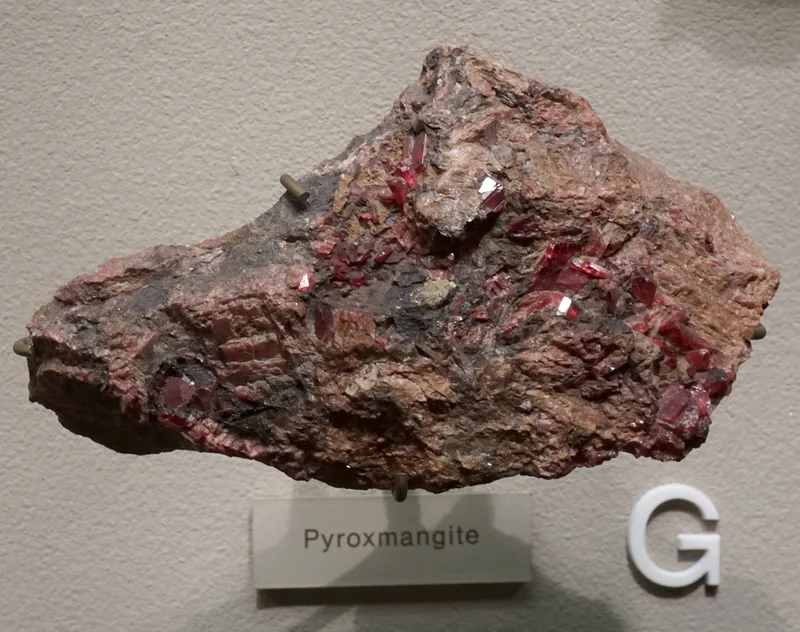 Tranparent Pyroxmangite Crystals