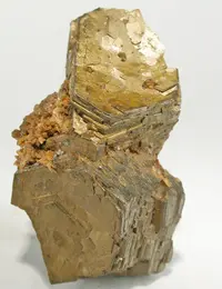 Intergrown Bronze Pyrrhotite Crystals