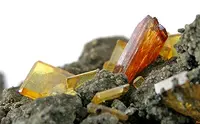 Bright Orange Raspite Crystal