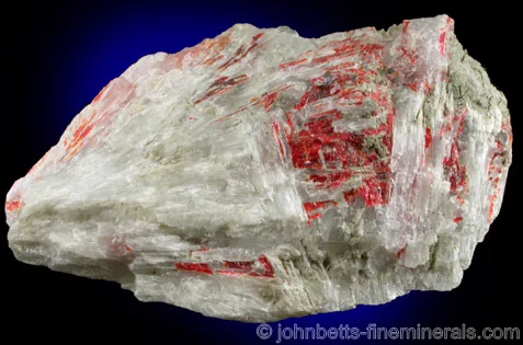Realgar on Ulexite