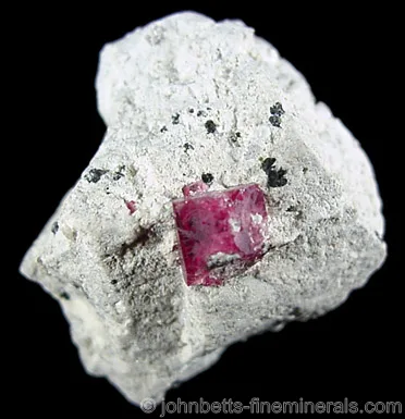 Small Red Beryl Crystal