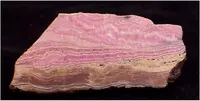 Banded Rhodochrosite Slice