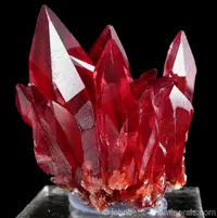 Deep Red Rhodochrosite Scalenohedrons