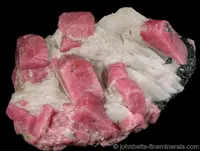 Rhodonite in Calcite