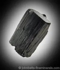 Black Riebeckite Crystal