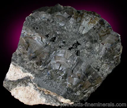 Layered Black Romanechite