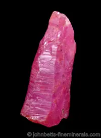 Elongated Ruby Crystal
