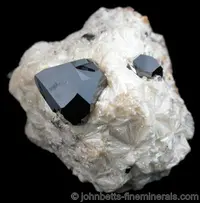 Black Rutile in Matrix