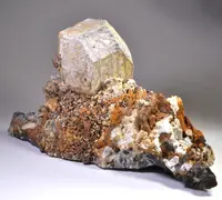 Large Scapolite Crystal with Augite