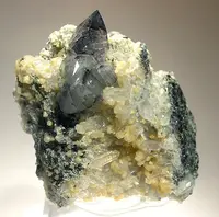 Blue Scheelite on Matrix