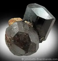 Schorl with Almandine Garnet