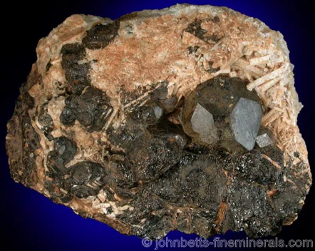 Schorlomite on Matrix