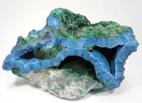 Shattuckite Pocket With Malachite