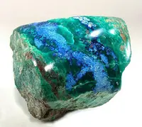 Polished Shattuckite with Malachite