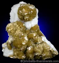 Rosette Siderite on Quartz
