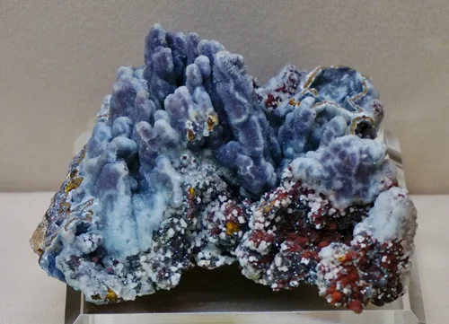Blue Smithsonite Pseudomorph
